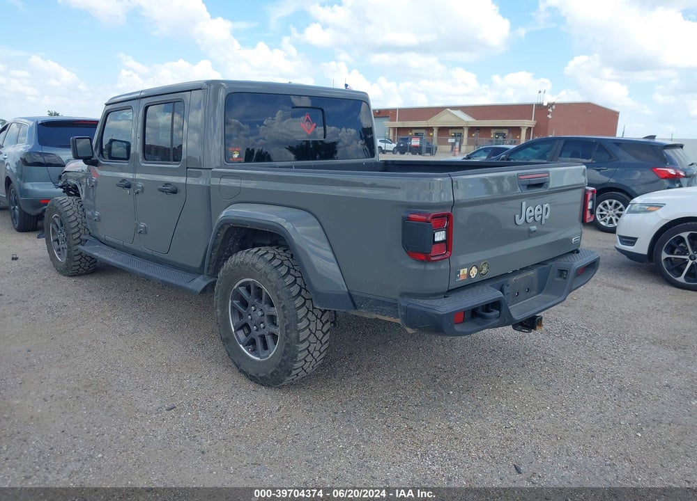2022 JEEP GLADIATOR OVERLAND 4X4 VIN: 1C6HJTFGXNL103574
