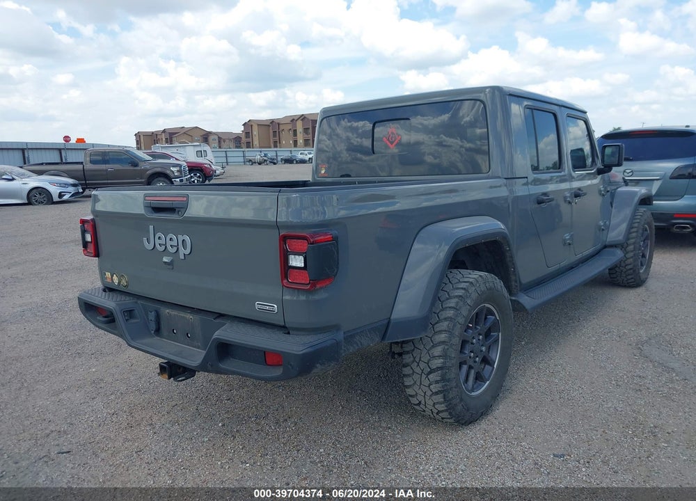 2022 JEEP GLADIATOR OVERLAND 4X4 VIN: 1C6HJTFGXNL103574