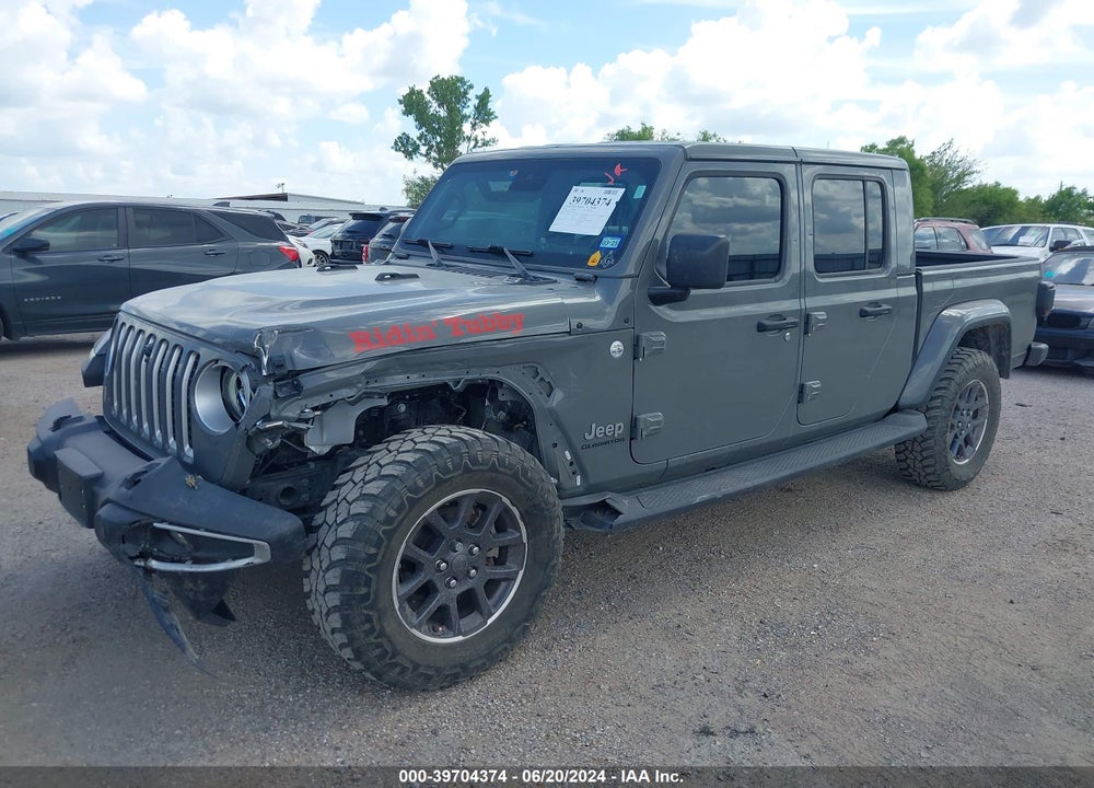 2022 JEEP GLADIATOR OVERLAND 4X4 VIN: 1C6HJTFGXNL103574
