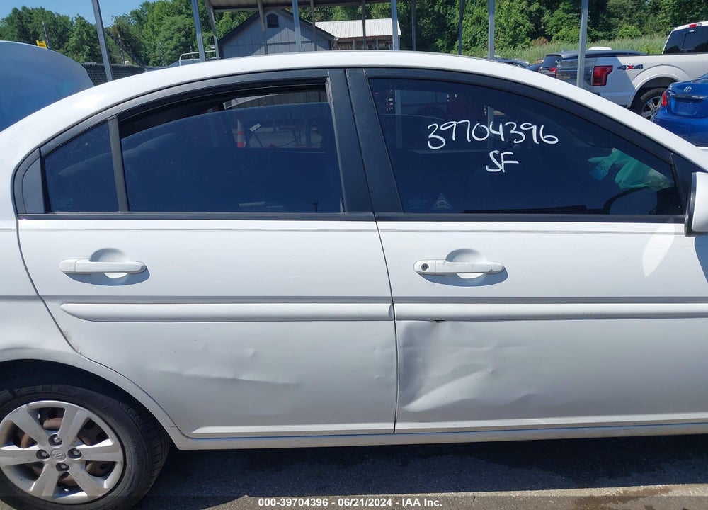 2010 HYUNDAI ACCENT GLS VIN: KMHCN4AC8AU488148