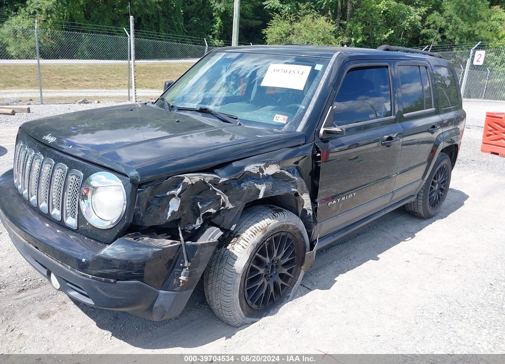 2013 JEEP PATRIOT LATITUDE VIN: 1C4NJRFB3DD222174