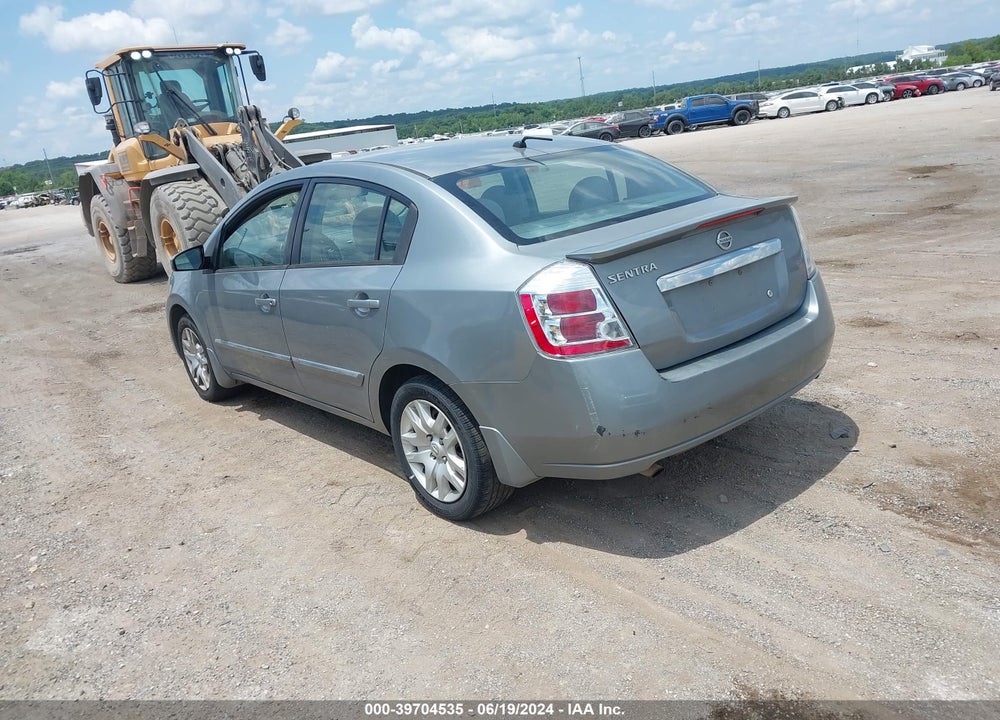 2012 NISSAN SENTRA 2.0 S VIN: 3N1AB6AP5CL749903