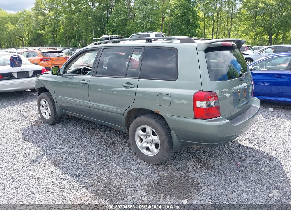 2007 TOYOTA HIGHLANDER VIN: JTEHD21AX70045964