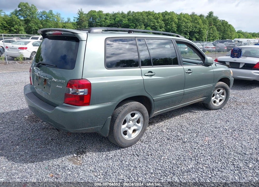 2007 TOYOTA HIGHLANDER VIN: JTEHD21AX70045964