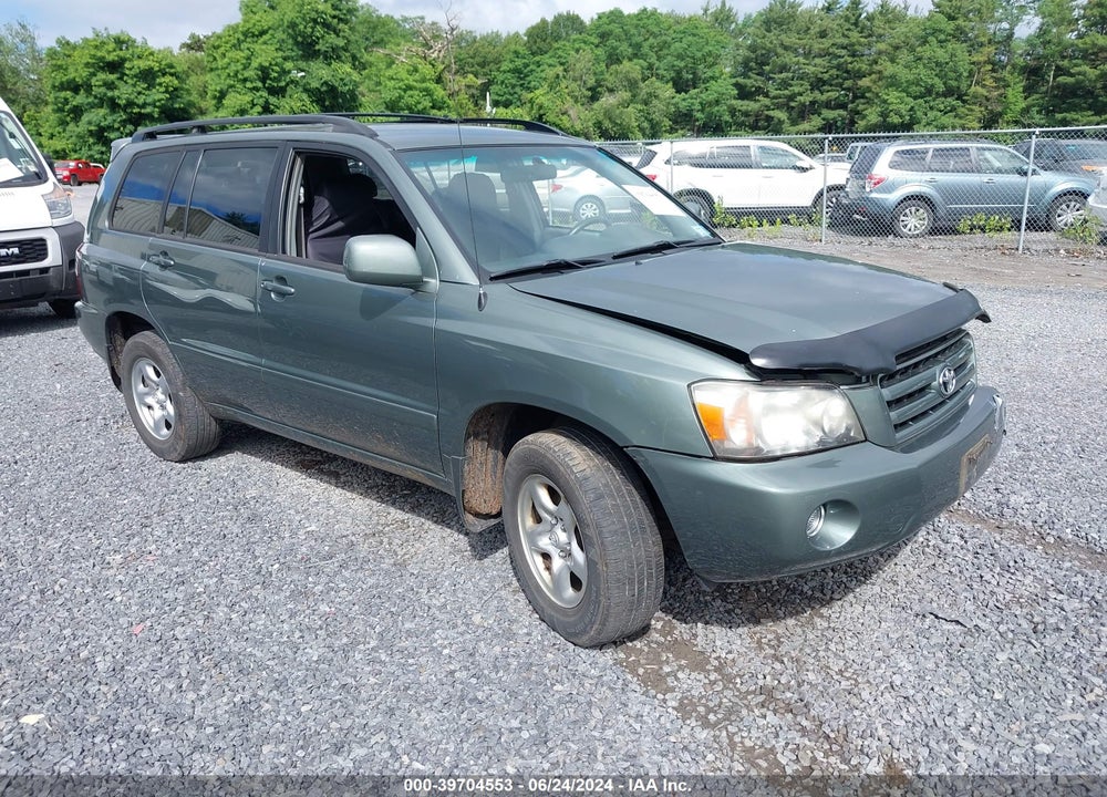 2007 TOYOTA HIGHLANDER VIN: JTEHD21AX70045964