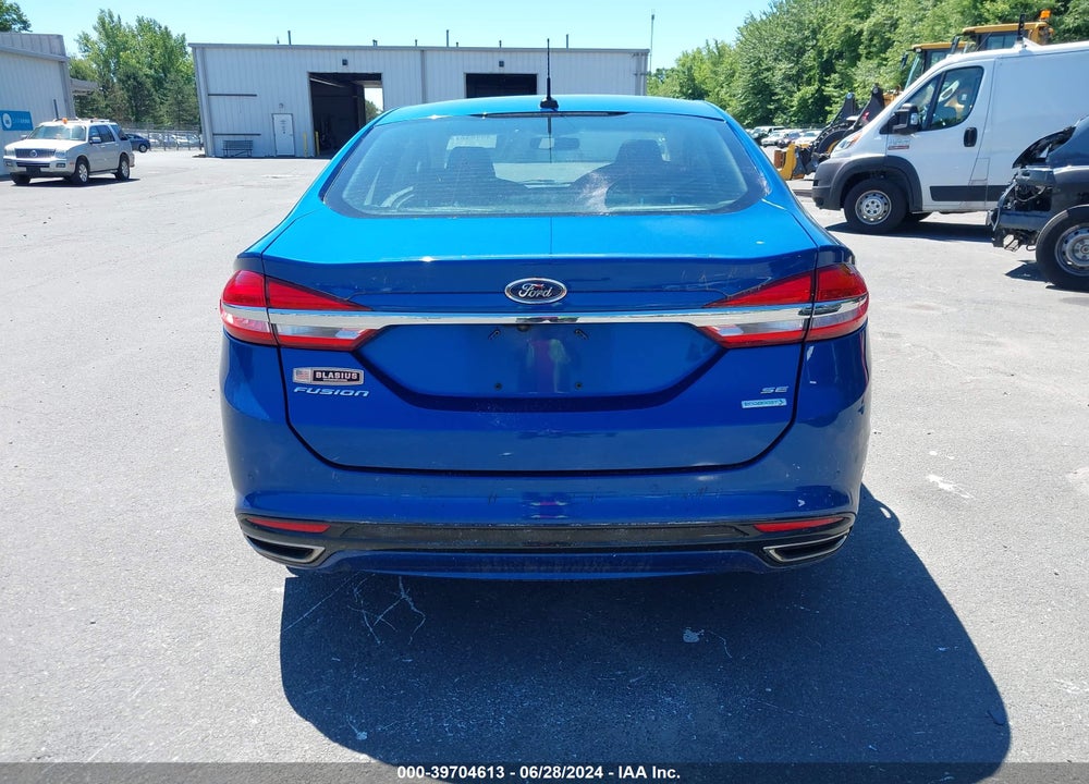 2017 FORD FUSION SE VIN: 3FA6P0H95HR211396