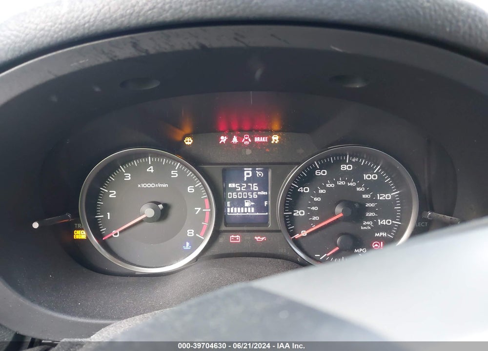 2015 SUBARU IMPREZA 2.0I VIN: JF1GJAA63FH013765