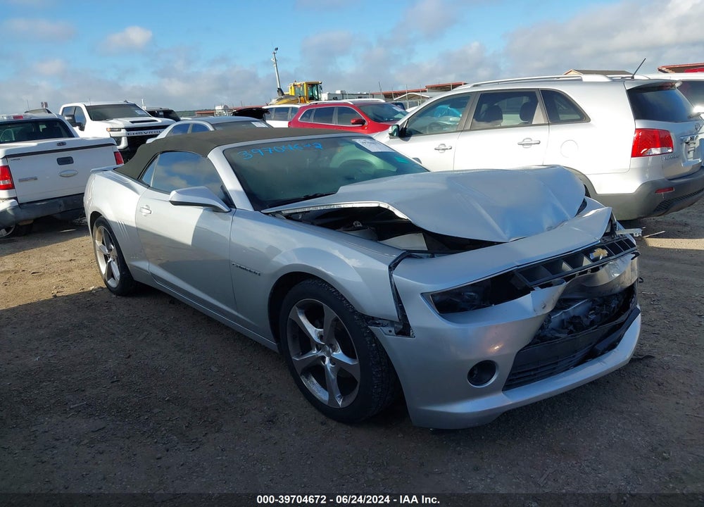 2014 CHEVROLET CAMARO 2LT VIN: 2G1FC3D37E9296597