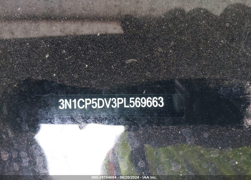 2023 NISSAN KICKS SR XTRONIC CVT VIN: 3N1CP5DV3PL569663