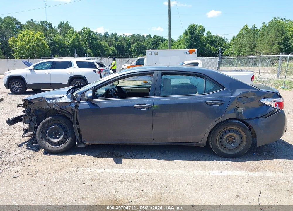 2016 TOYOTA COROLLA LE VIN: 5YFBURHE9GP470352