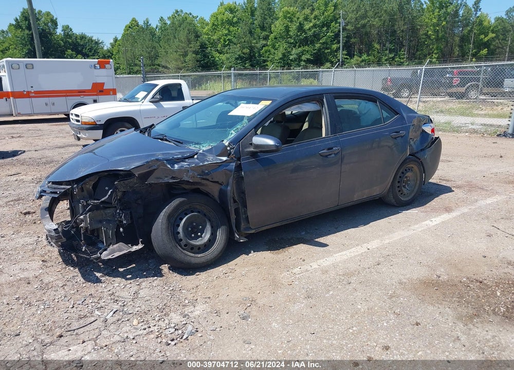 2016 TOYOTA COROLLA LE VIN: 5YFBURHE9GP470352