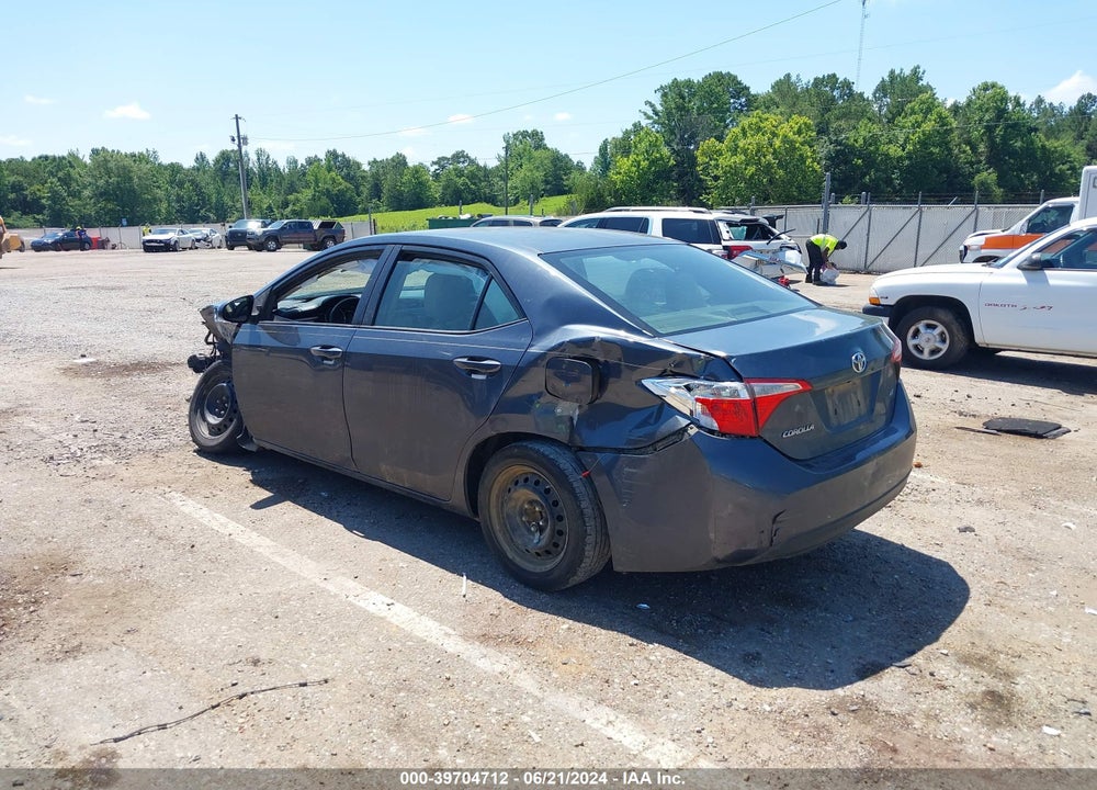2016 TOYOTA COROLLA LE VIN: 5YFBURHE9GP470352