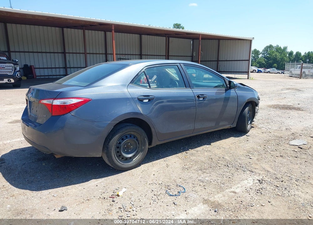 2016 TOYOTA COROLLA LE VIN: 5YFBURHE9GP470352