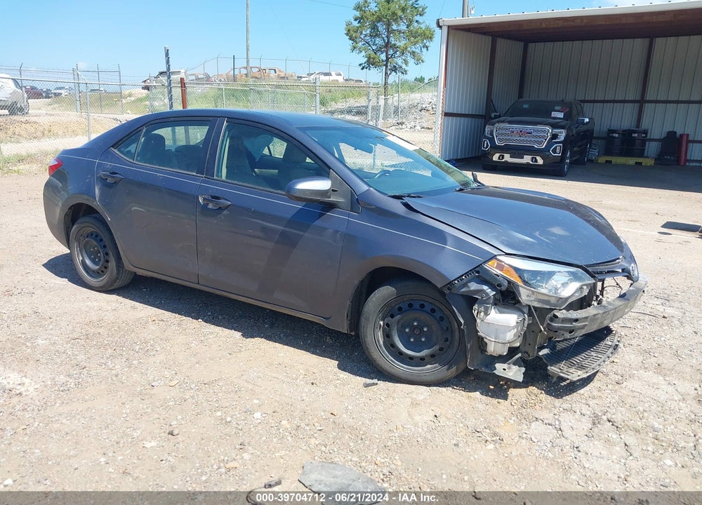 2016 TOYOTA COROLLA LE VIN: 5YFBURHE9GP470352