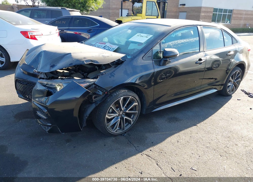 2022 TOYOTA COROLLA SE VIN: 5YFS4MCE4NP107660