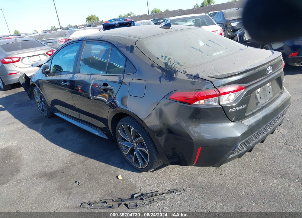 2022 TOYOTA COROLLA SE VIN: 5YFS4MCE4NP107660