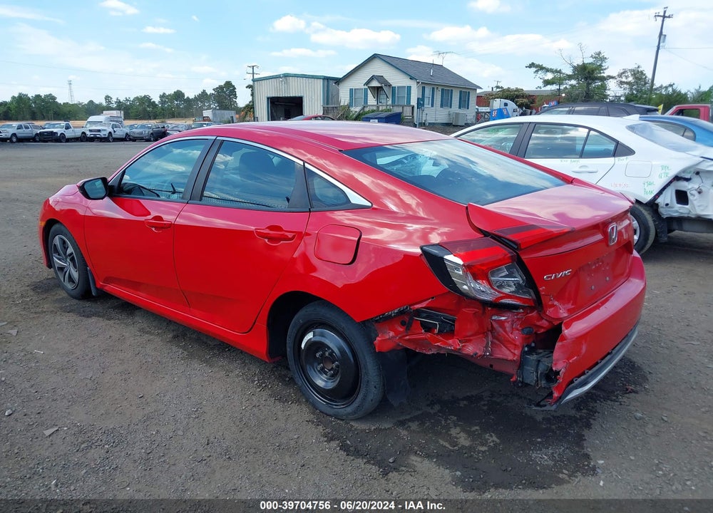 2019 HONDA CIVIC LX VIN: 2HGFC2F67KH507521