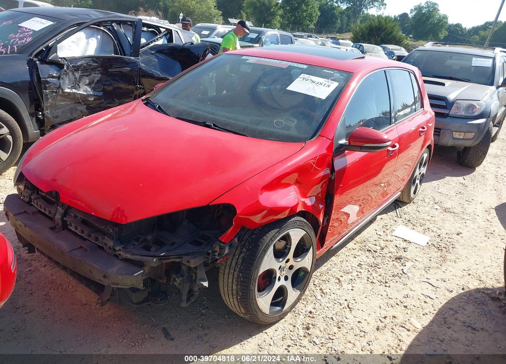 2013 VOLKSWAGEN GTI 4-DOOR VIN: WVWHD7AJ5DW117437