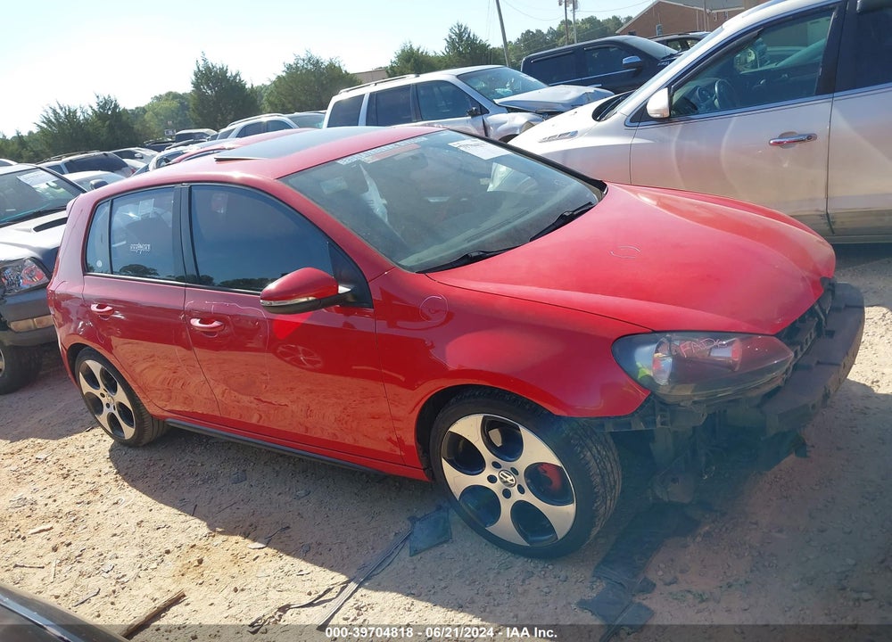2013 VOLKSWAGEN GTI 4-DOOR VIN: WVWHD7AJ5DW117437