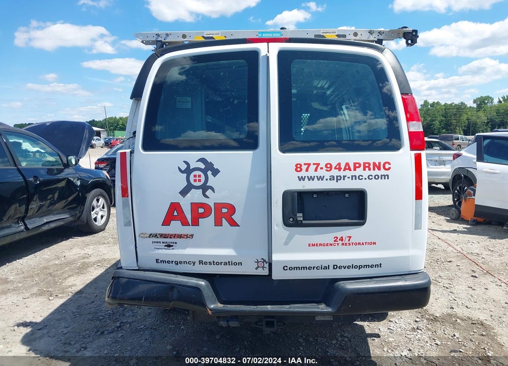 2019 CHEVROLET EXPRESS 2500 WORK VAN VIN: 1GCWGAFP9K1245229