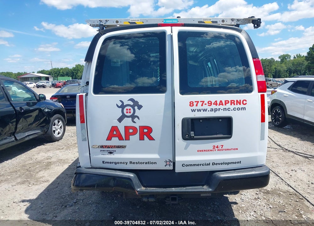 2019 CHEVROLET EXPRESS 2500 WORK VAN VIN: 1GCWGAFP9K1245229