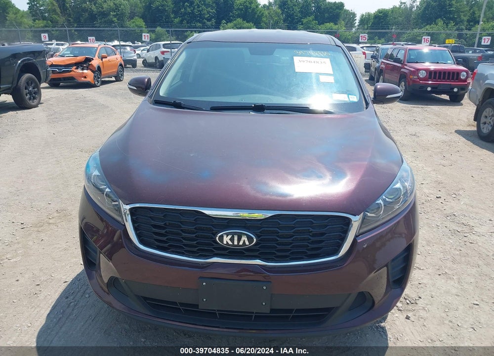 2019 KIA SORENTO 3.3L LX VIN: 5XYPG4A56KG561182