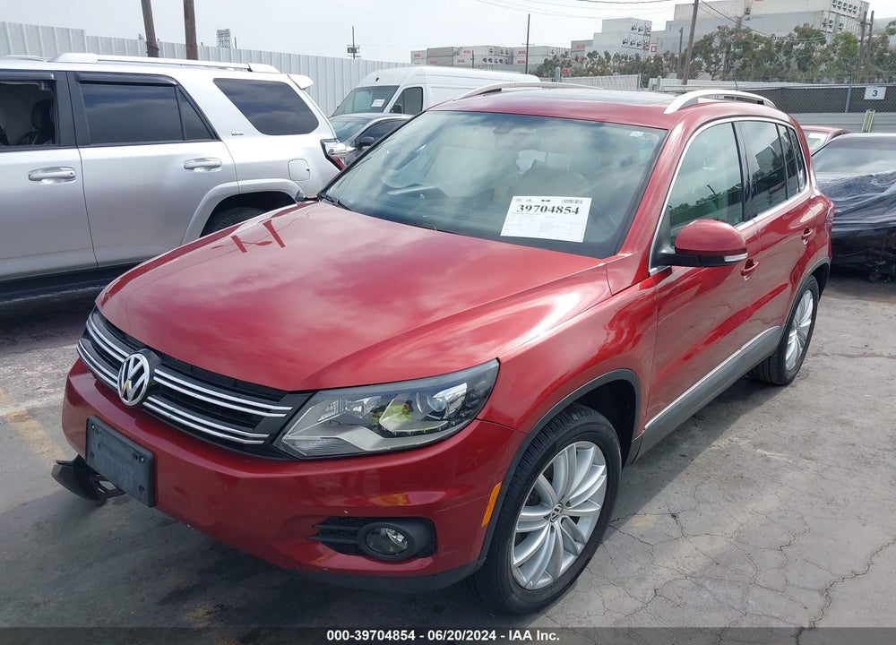 2016 VOLKSWAGEN TIGUAN SE VIN: WVGAV7AX5GW069120