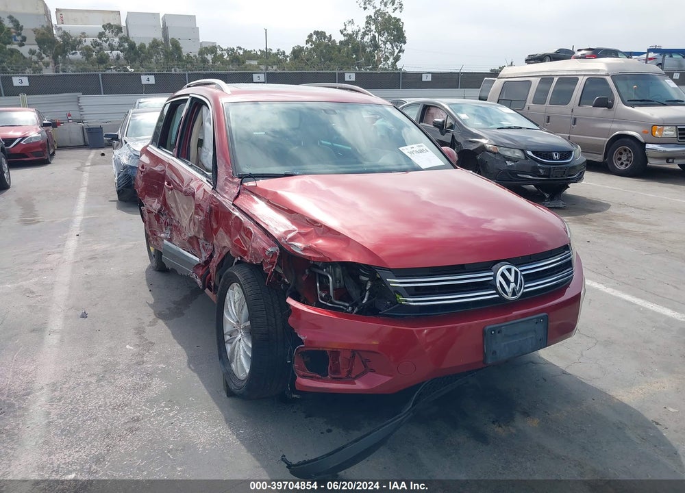 2016 VOLKSWAGEN TIGUAN SE VIN: WVGAV7AX5GW069120
