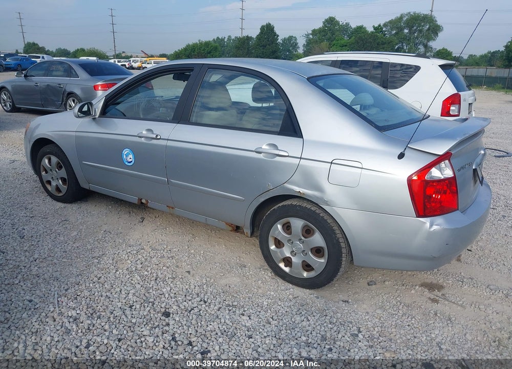 2006 KIA SPECTRA EX/LX/SX VIN: KNAFE121865367826