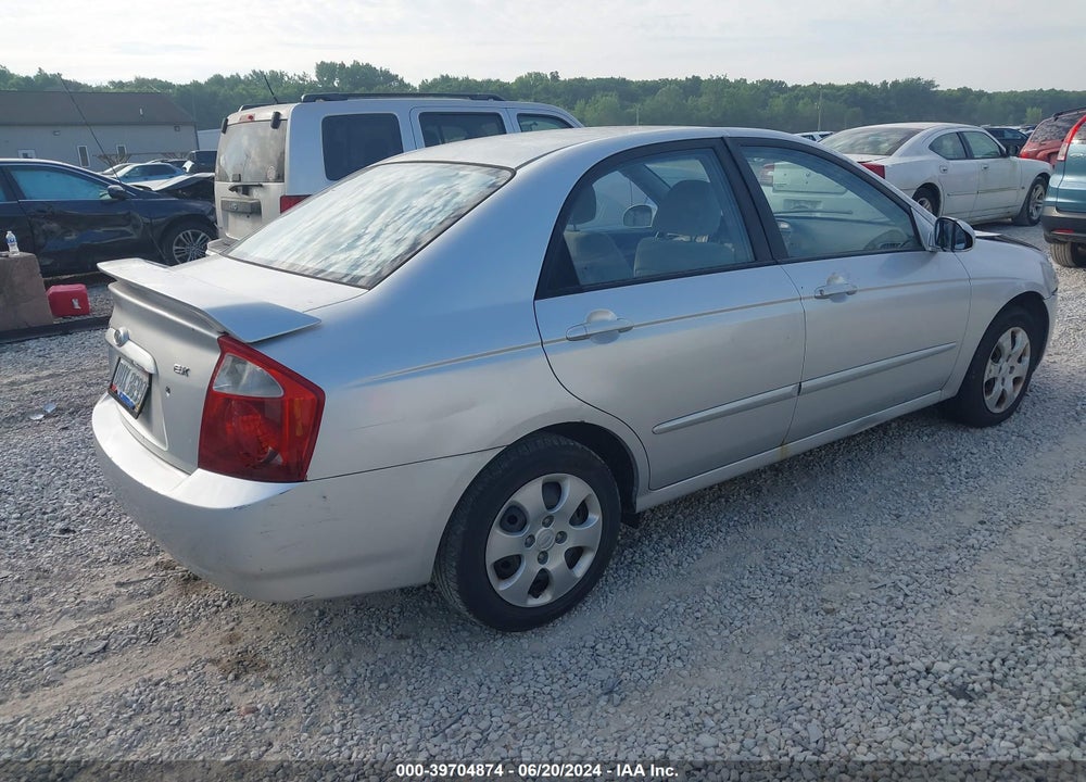 2006 KIA SPECTRA EX/LX/SX VIN: KNAFE121865367826