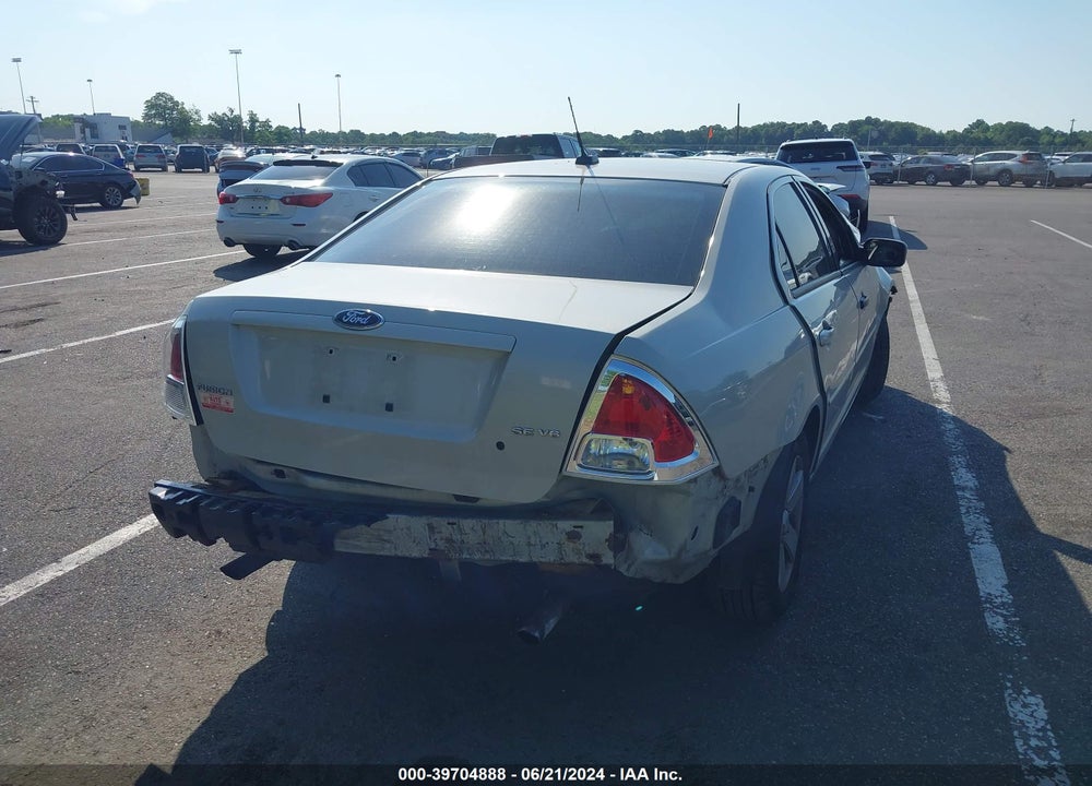 2008 FORD FUSION SE VIN: 3FAHP07188R253646