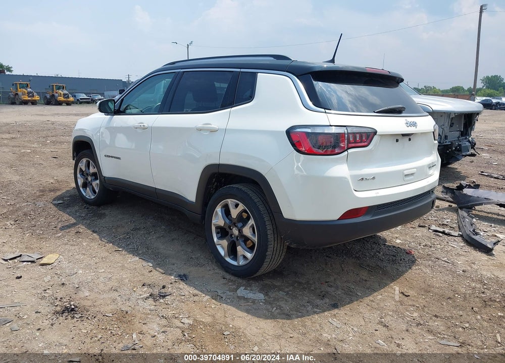 2019 JEEP COMPASS LIMITED 4X4 VIN: 3C4NJDCB7KT840225