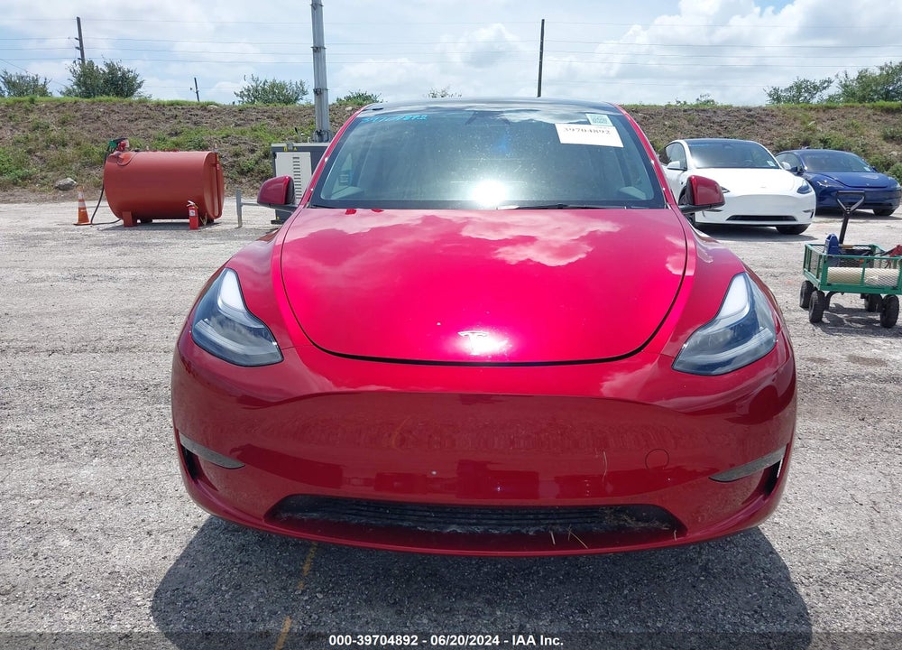 2024 TESLA MODEL Y LONG RANGE DUAL MOTOR ALL-WHEEL DRIVE VIN: 7SAYGDEE1RA263848