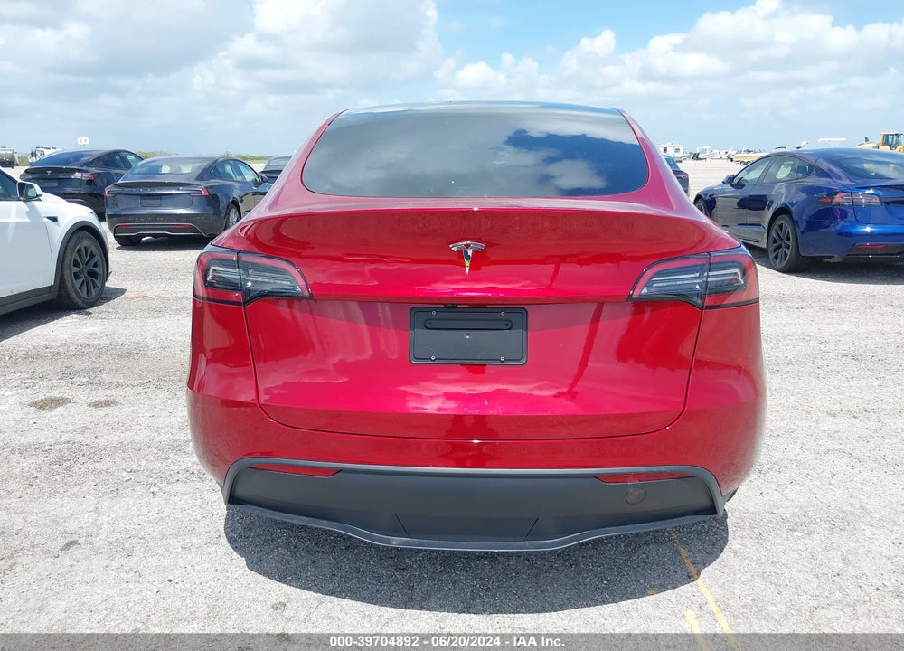 2024 TESLA MODEL Y LONG RANGE DUAL MOTOR ALL-WHEEL DRIVE VIN: 7SAYGDEE1RA263848