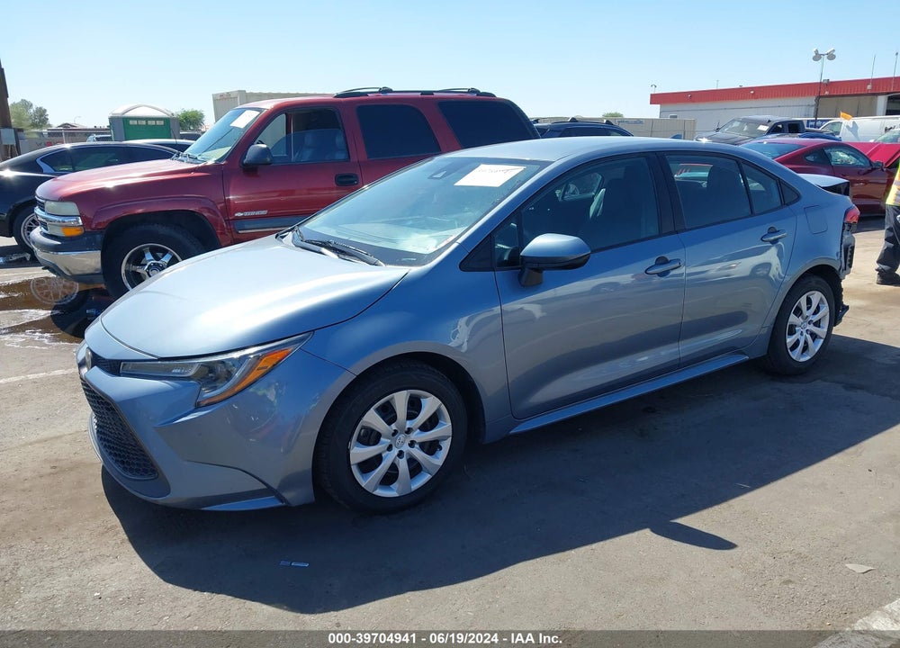 2021 TOYOTA COROLLA LE VIN: 5YFEPMAE2MP189670