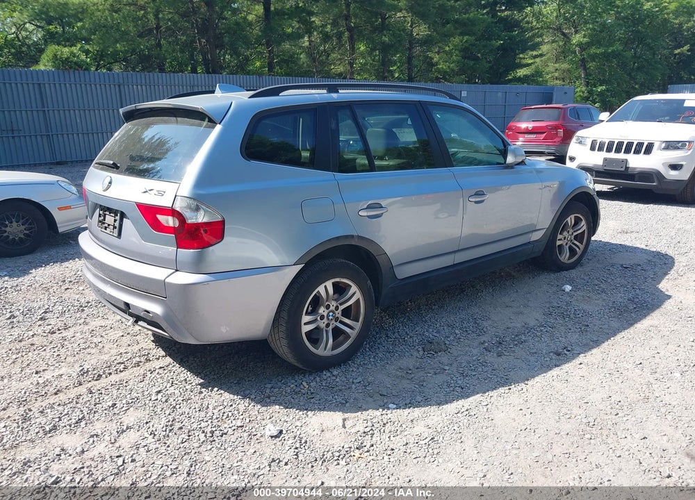 2006 BMW X3 3.0I VIN: WBXPA93406WG82386