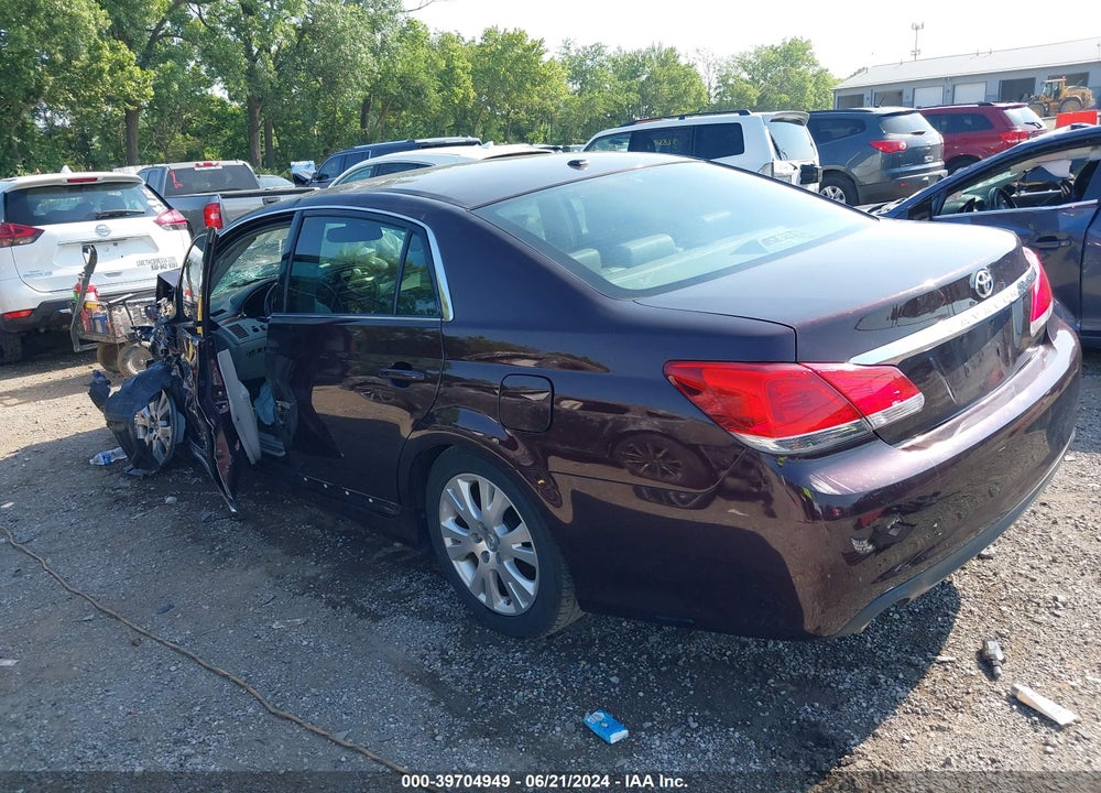 2011 TOYOTA AVALON VIN: 4T1BK3DB7BU428364