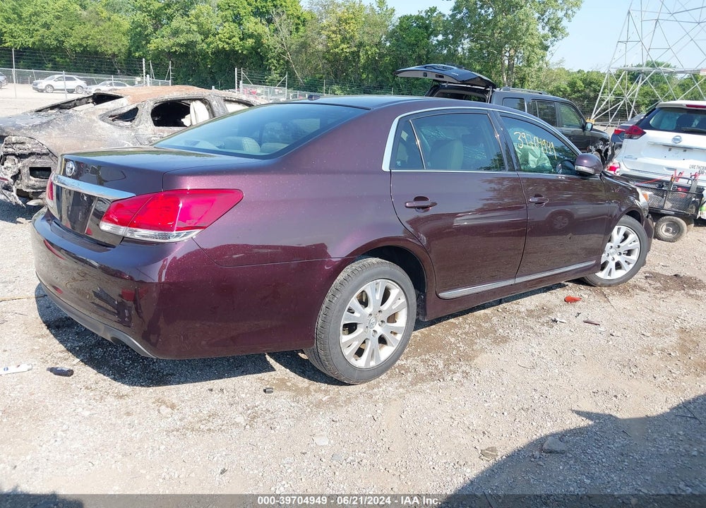 2011 TOYOTA AVALON VIN: 4T1BK3DB7BU428364