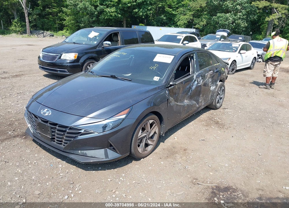 2021 HYUNDAI ELANTRA LIMITED VIN: 5NPLP4AG8MH022459