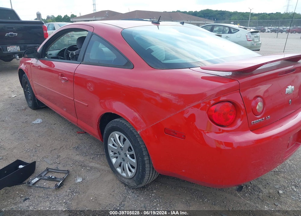 2009 CHEVROLET COBALT VIN: 1G1AK18H397136540