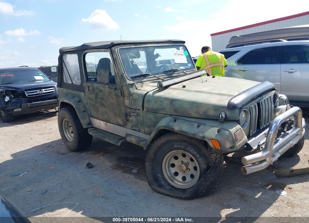 1999 JEEP WRANGLER SPORT VIN: 1J4FY19S8XP471077