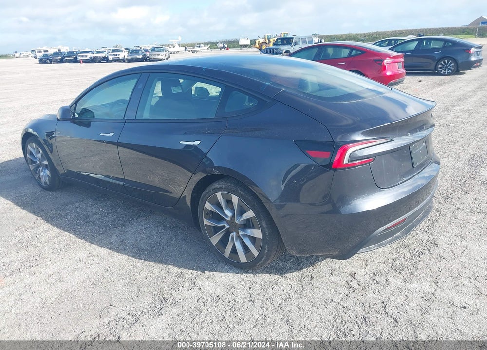 2024 TESLA MODEL 3 REAR-WHEEL DRIVE VIN: 5YJ3E1EA1RF768929
