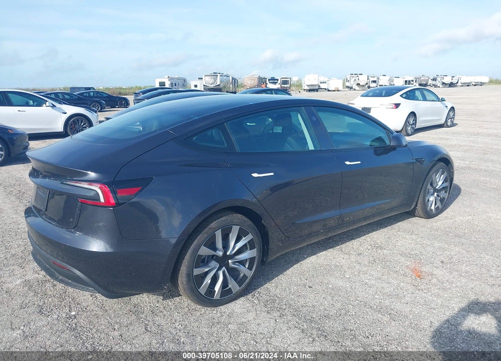2024 TESLA MODEL 3 REAR-WHEEL DRIVE VIN: 5YJ3E1EA1RF768929
