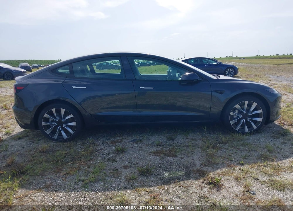 2024 TESLA MODEL 3 REAR-WHEEL DRIVE VIN: 5YJ3E1EA1RF768929