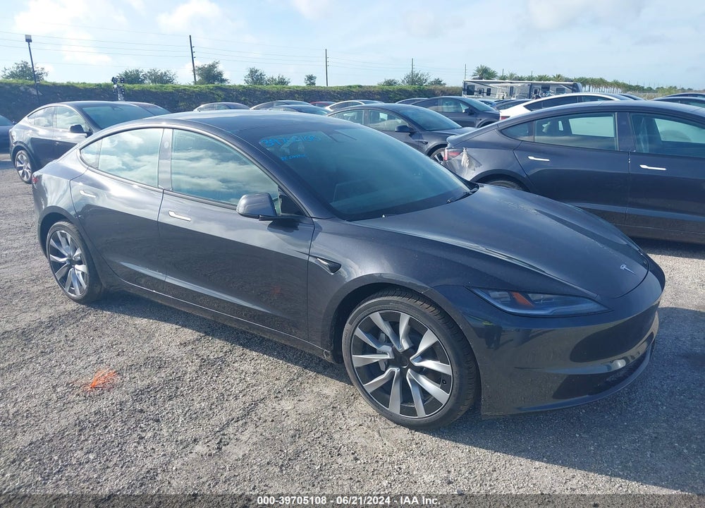 2024 TESLA MODEL 3 REAR-WHEEL DRIVE VIN: 5YJ3E1EA1RF768929