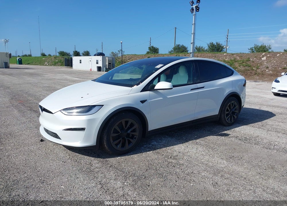 2024 TESLA MODEL X LONG RANGE VIN: 7SAXCDE51RF443387