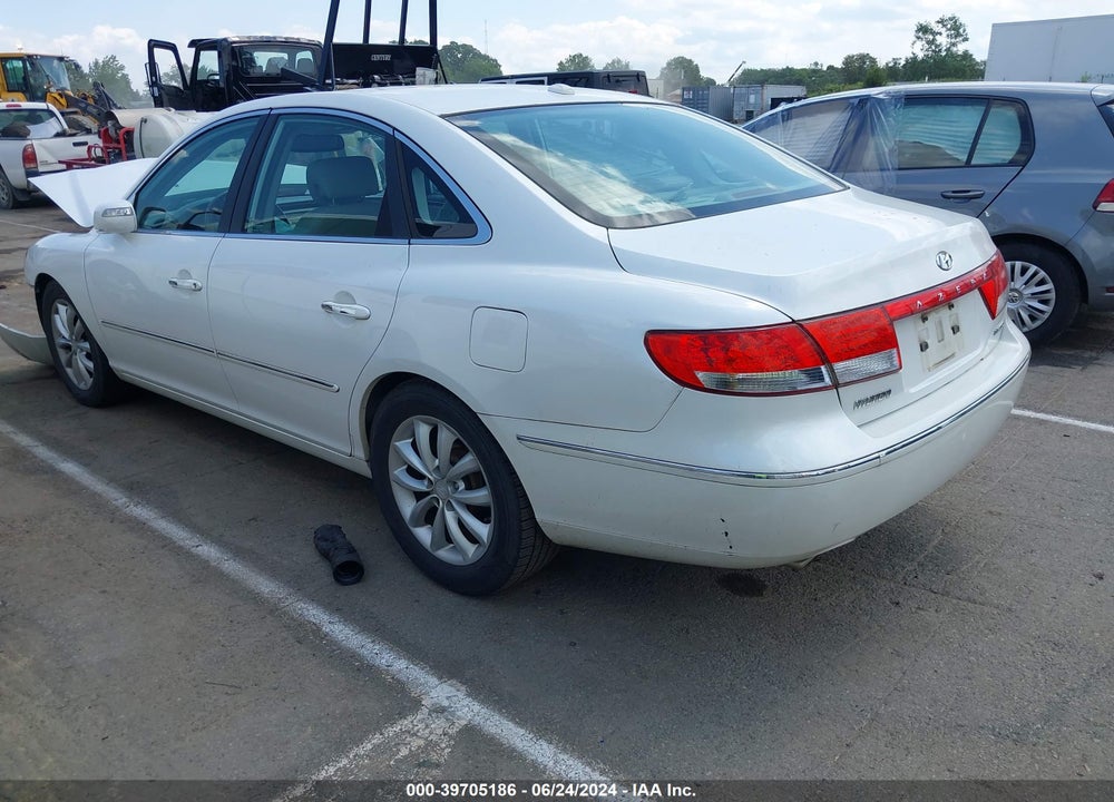 2008 HYUNDAI AZERA LIMITED VIN: KMHFC46FX8A290432