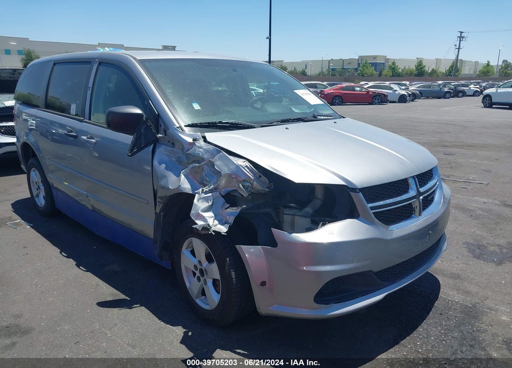 2013 DODGE GRAND CARAVAN SE VIN: 2C4RDGBG5DR654535