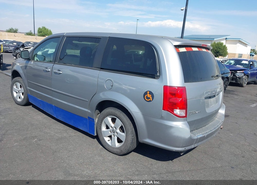 2013 DODGE GRAND CARAVAN SE VIN: 2C4RDGBG5DR654535