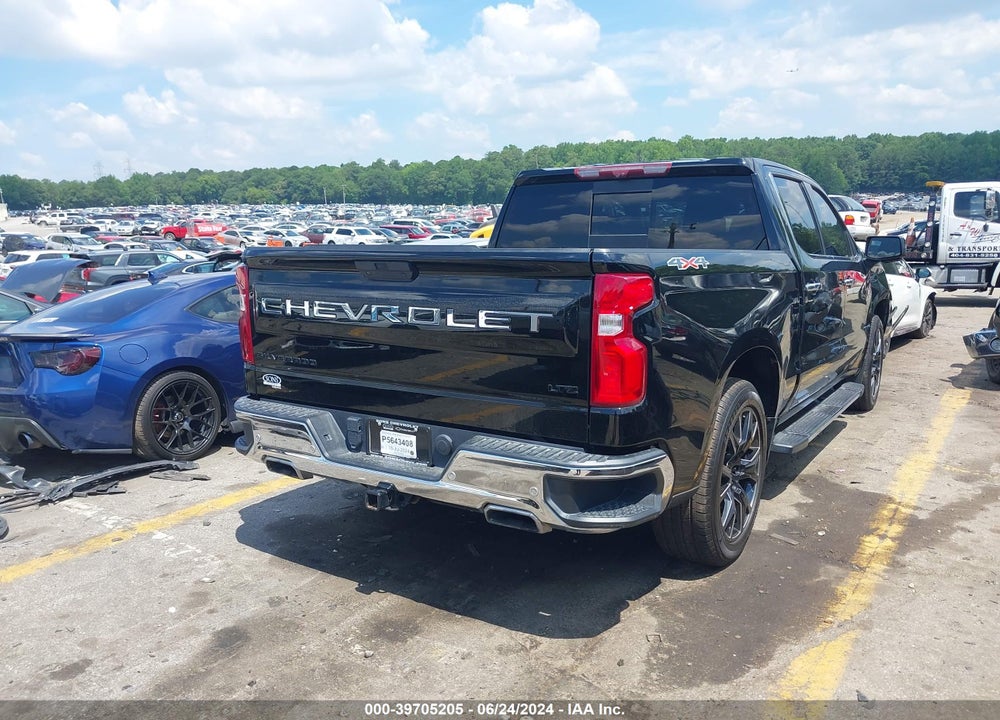 2020 CHEVROLET SILVERADO 1500 4WD SHORT BED LTZ VIN: 3GCUYGEL1LG375661